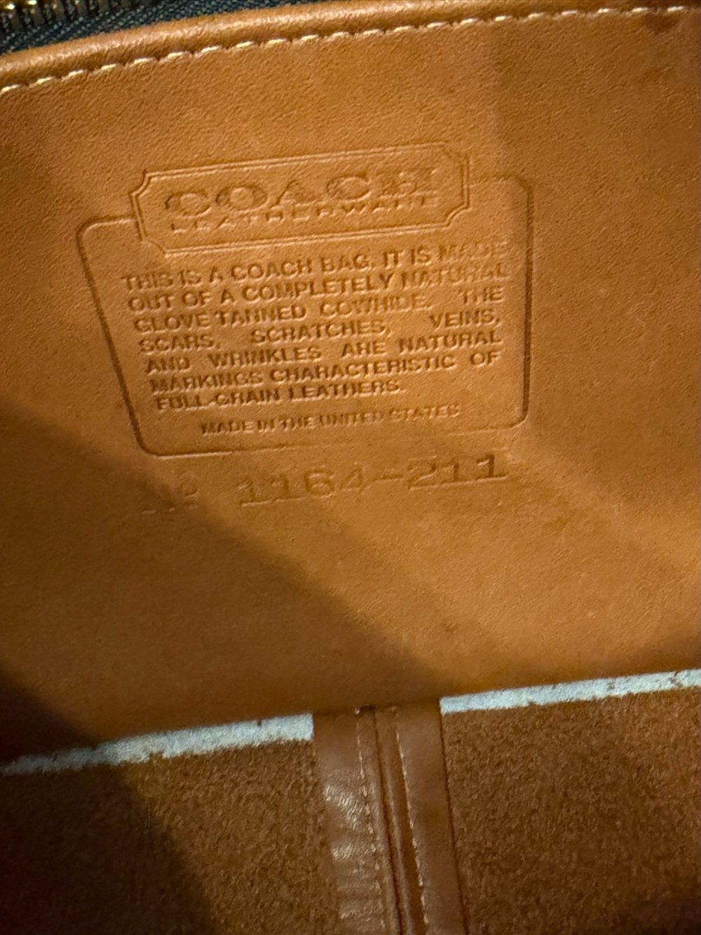 Vintage Coach City Bag No. 1164-211 - Picture 4 of 17